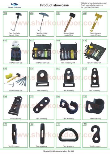 Tent accessory Plastic tent hooks