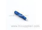 LC UPC Fiber Optic Fast Connector Pre - Embedded Blue For 0.9mm Tight Buffer Cable