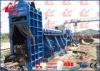 PLC Controlled Hydraulic Shear Baler Scrap Metal Machinery For Angle Iron WANSHIDA