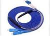 SC / UPC - LC / UPC Fiber Optic Patch Cord 3M SM Fiber Optic Duplex Cable For FTTH