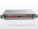 Rack Mount Fiber Patch Panel 12 Port 19 1U FC Adapter Singlemode Metal Alloy