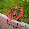 Bungee Folding Moon Chair Red