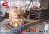 Horizontal Waste Plastic Bottle Baler Machine With Manual Belting