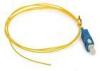 Yellow SM Pigtail Fiber Optic Cable G652D Simplex 0.9 / 2.0mm LSZH For CATV Systems