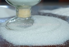 Glass beads for industrial shot penning and additive