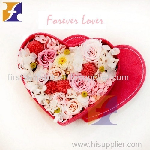 Heart Shaped Flower Packing Box/ Handmade Chocolate Packaing Hat Box Gift Box With lid