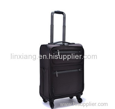 Men and women black spinner hard travel trolley luggage bags cases