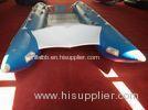 PVC Fabric Catamaran Work Boat 450cm Inflatable Catamaran Boats For Water Sports