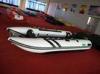 470 Cm Inflatable Catamaran Work Boat Alloy Floor High Speed With Air Bow