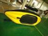 Single Person Inflatable Sea Kayak Whitewater Inflatable Kayak Airmat Floor With Cover