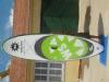 Attractive Inflatable SUP Board With Bungee / D - Ring 11 Feet Long 6 Inch Thickness