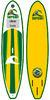 Green Inflatable SUP Board SUP11' Inflatable Fishing Sup With LOGO Customized