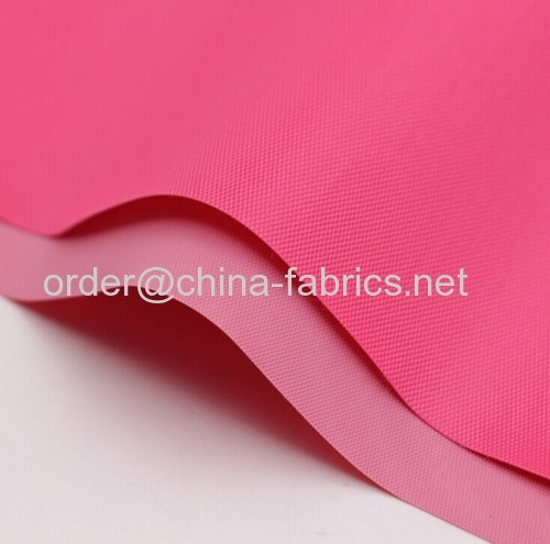 Polyester 420D Oxford fabric pvc backing