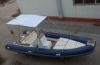 6m Luxury Inflatable Rib Boat 1587 KGS Light Boat With Fiberglass Step