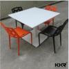 hot sale glacier white solid surface coffee table