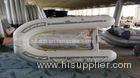 45KGS Small Glass Bottom Boat Transparent Hull PVC / Hypalon 3.0m For Sports