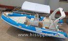 Floor Luxury Inflatable Rib Boat Handmade 550cm Four Layers Reinforced Seams