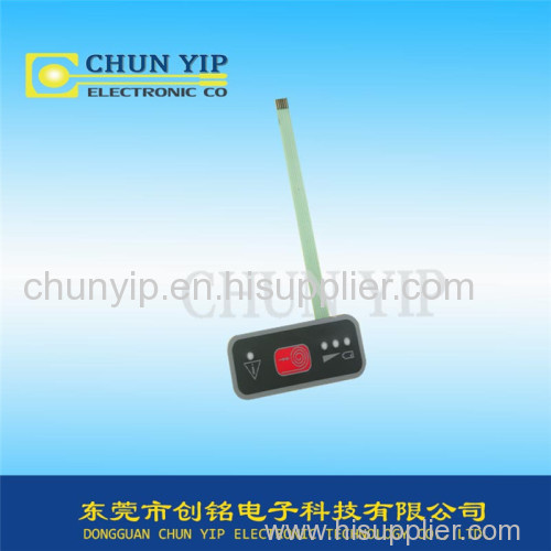 Small membrane keypad push button switch with long cable