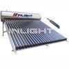 Compact Pressurized Stainless Steel Heat Pipe Solar Water Heaters 20 Tubes for Slope Roof