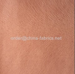 Patterned micro suede fabric