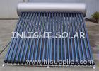 Heat Pipe Vacuum Tube Solar Water Heater With Silver Fluorocarbon Plate