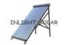 Solar Thermal Heat Pipe Solar Collector With 12 Tubes Black Aluminum Alloy Bracket