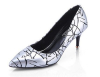 Pointy toe checkered ladies dress shoes