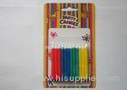 Flameless Smooth Colorful Birthday Candles Column Shaped 5 Min Burning Time