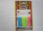 Attractive Bright Colorful Birthday Candles Non Toxic Spiral Decoration