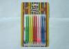Household Thin Birthday Candles / Smokeless Pillar Candles Various Colors