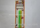 Mixed Color Long Thin Birthday Candles Dia 0.5 cm Warm Yellow Flame