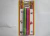 Somkeless Long Slim Candles / Cake Art Thin Pillar Candles Assorted Colors