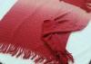 Comfortable Knitted Wool Blanket OEM / ODM Accepted 58 / 60&quot; Width Gradual red color