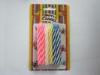 Mixed Color Spiral Birthday Candles Swirl Pattern 0.758.5 cm for Birthday Party