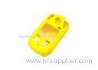 Yellow Cover Overmold Injection Molding ODM service with ABS / TPU Material