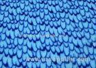 Anti - Static Organic Blue Color Sponge Short Pile Fabric With SGS Certification