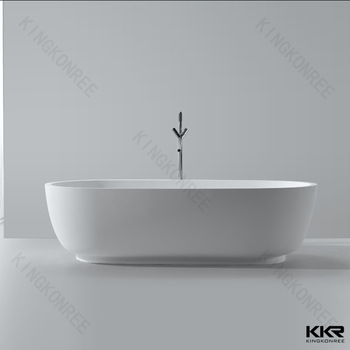 corner solid surface free standing black bathtubs for sale