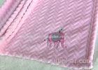 Pink Color Lovely And Warm Elephant Pattern waddle Blankets For Winter