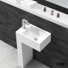 Bathroom popular design pedestal wash basin for dining room
