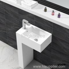 Bathroom popular design pedestal wash basin for dining room