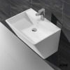 Anti-yellowing resin solid surface counter top basin