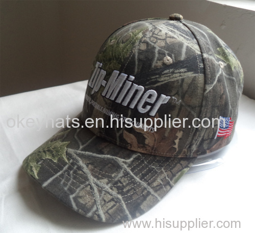 forest camo has/camo hats/hunting caps/sports caps
