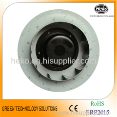 DC 250*123.5mm Backward Curved Centrifugal Fan with galvanized sheet impeller
