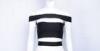 Patchwork Strapless Bandage Dress Black Various Size For Lady