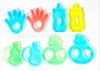 BPA Free Water Filled Silicone Baby Teether Different Shapes Soft Teething Toy ODM / OEM