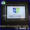 Rectangle Wall Crystal LED Light Box / Aluminum Frame Light Box Supler Thin