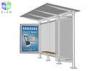 Bus Stop Shelter Advertising Scrolling Light Boxes Aluminum Frame 30 Watt