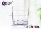 2oz Square Shape Clear Plastic Dessert Cups Disposable For Party