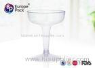 One Piece Plastic Champagne Glasses