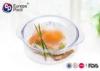 Ice Cream Clear Plastic Disposable Bowls Pan Shape Pantone Color